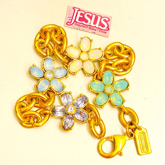 💰SOLD💰Coach flower bracelet - Picture 3 of 13